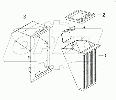 5320-8203010-01 Пепельница в сборе