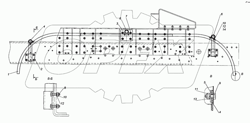 65226-8404003 Установка задних крыльев