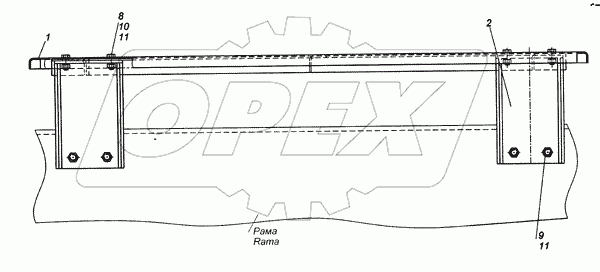 65226-8404100 Установка настила
