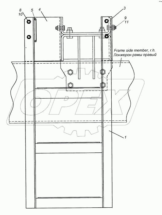 65226-8405100 Установка лестницы