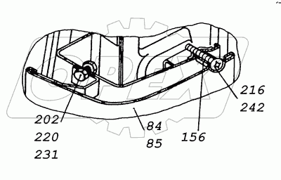 65115-8415010 Обтекатель правый