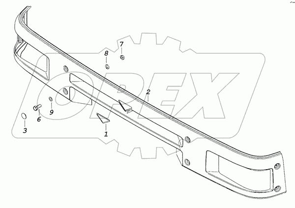 65115-8417012 Установка панели фар