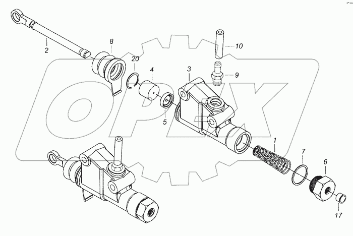 5320-1602510-10 Главный цилиндр управления сцеплением