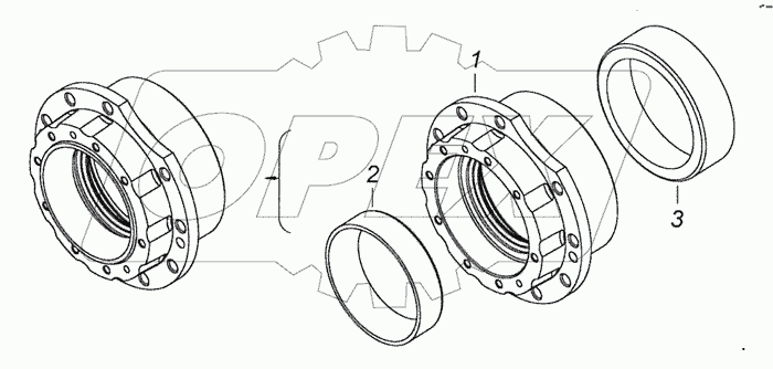 6520-2402048 Стакан подшипников
