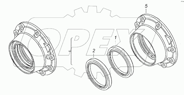 6520-2402050 Крышка подшипника