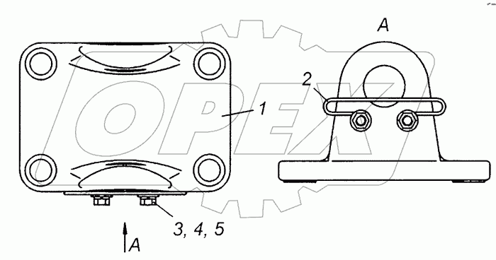 6520-2806046 Вилка буксирная с пружиной