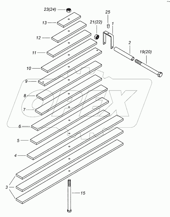 6520-2912012 Рессора задняя