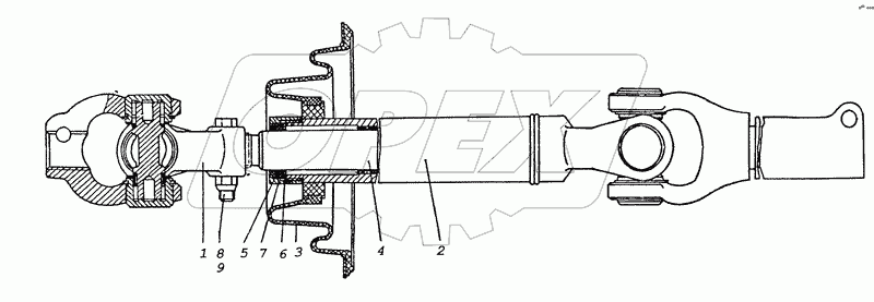 6522-3422010-99 Вал карданный