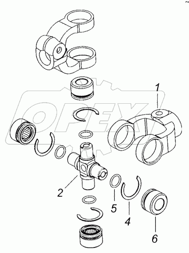 53205-3422012 Шарнир карданный