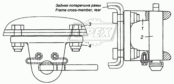 Установка буксирной вилки