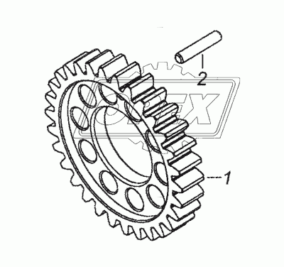 7406.1005031 Шестерня коленчатого вала