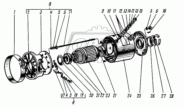 Электродвигатель ЗДН.37Э