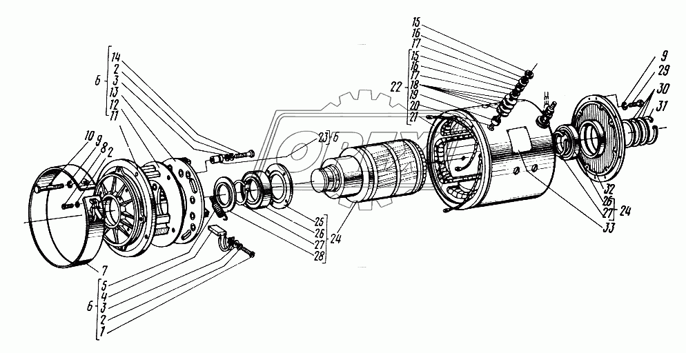 Электродвигатель ЗДН.61Э