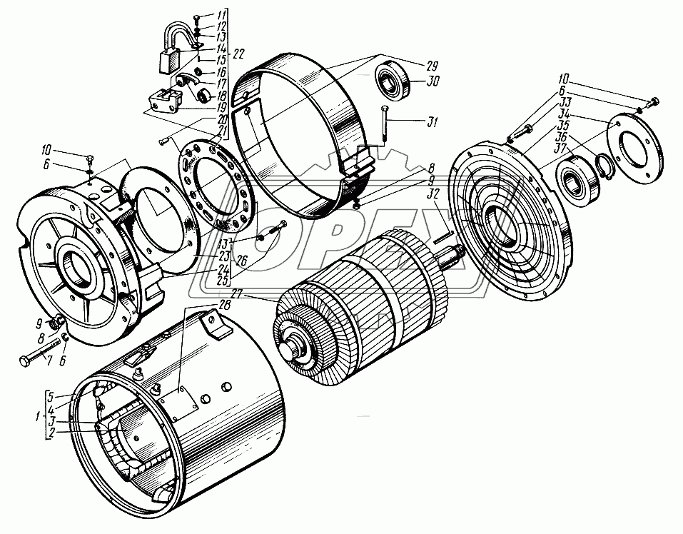 Электродвигатель РТ-2.7Э