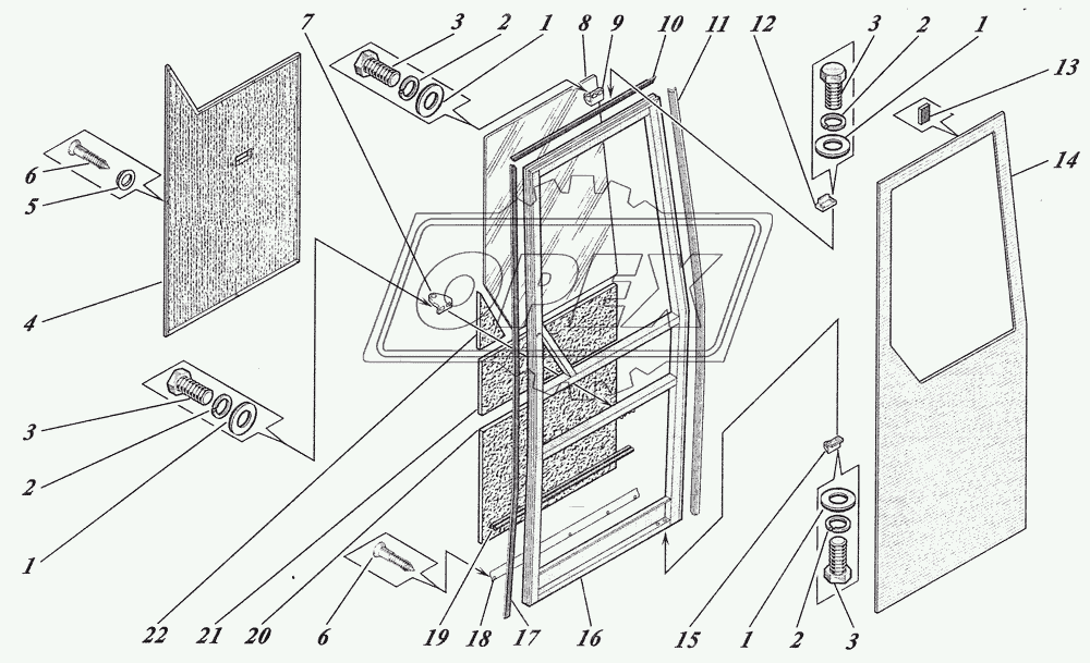  Дверь передняя 4230-6100010-20