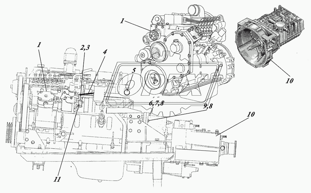  Силовой агрегат 4238-1000250 1