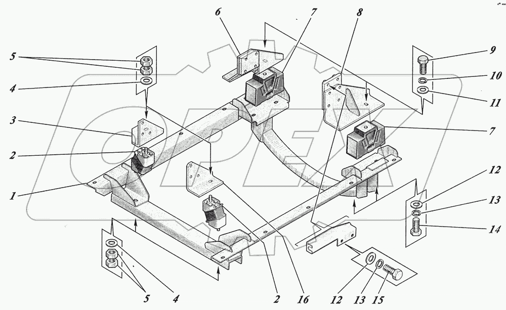  Силовой агрегат 4238-1000250