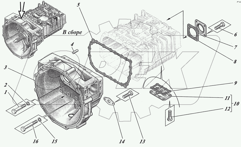  Коробка передач ZF6S700ВО 1351001017
