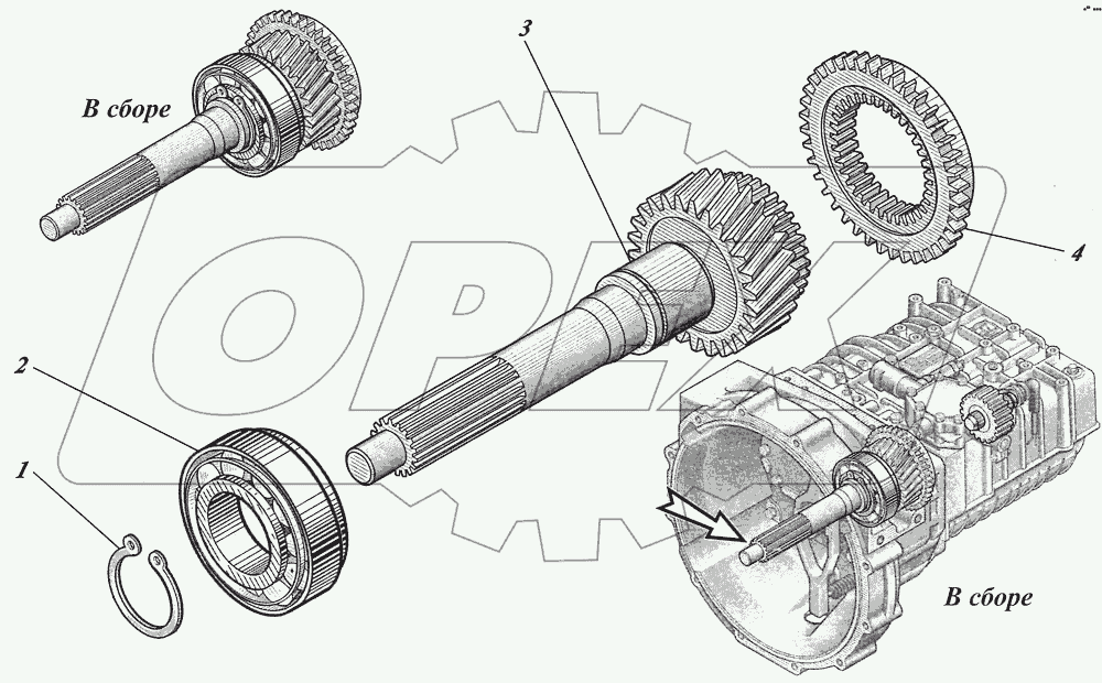  Коробка передач ZF6S700ВО 1351001017
