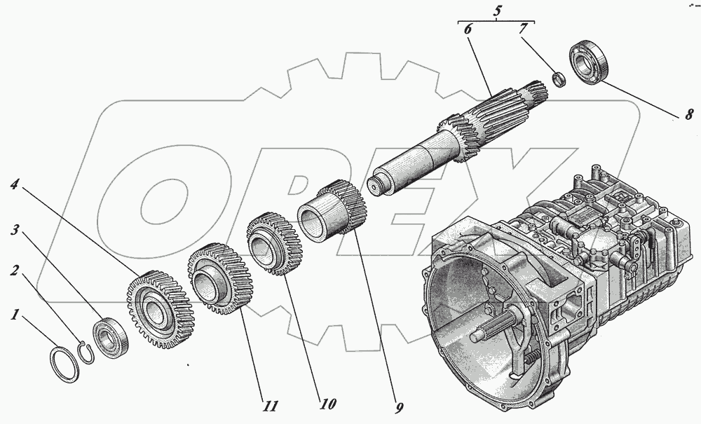  Коробка передач ZF6S700ВО 1351001017