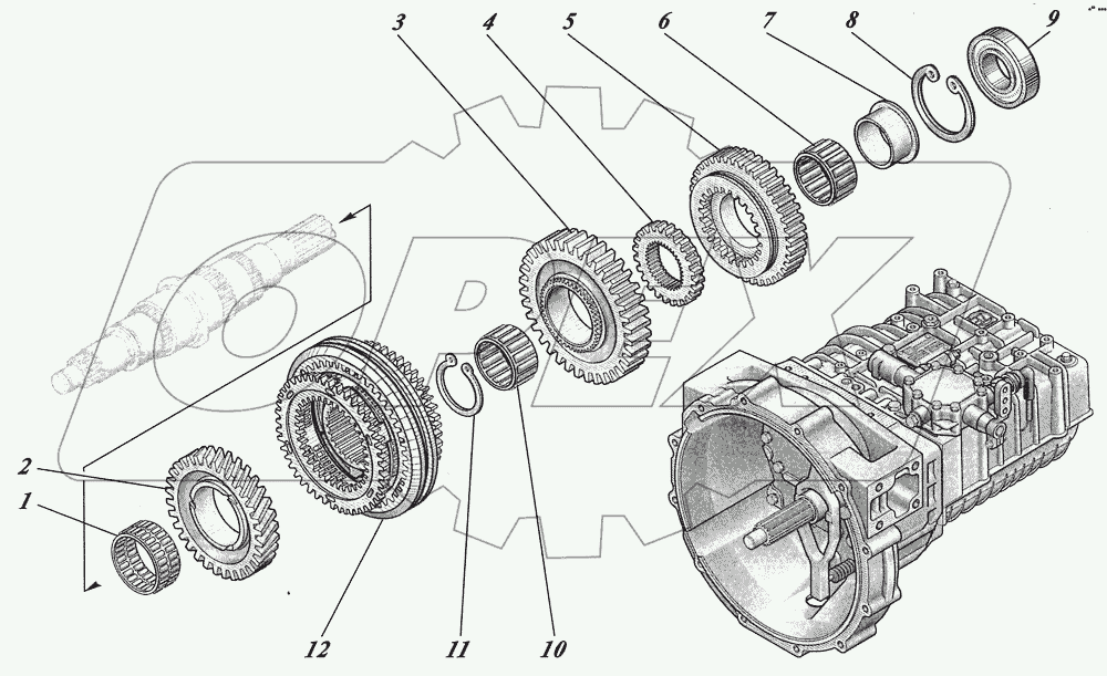  Коробка передач ZF6S700ВО 1351001017