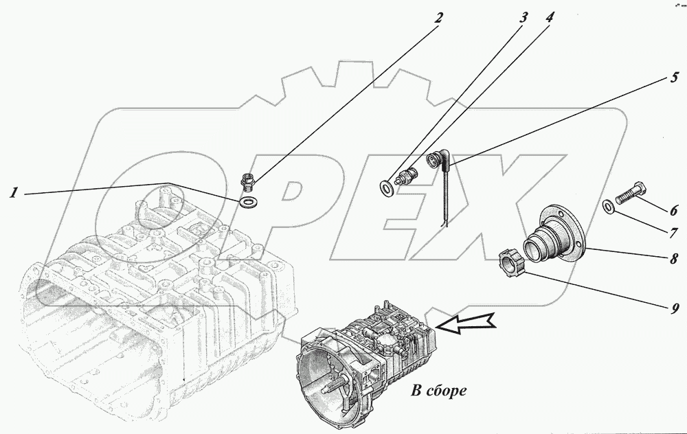  Коробка передач ZF6S700ВО 1351001017