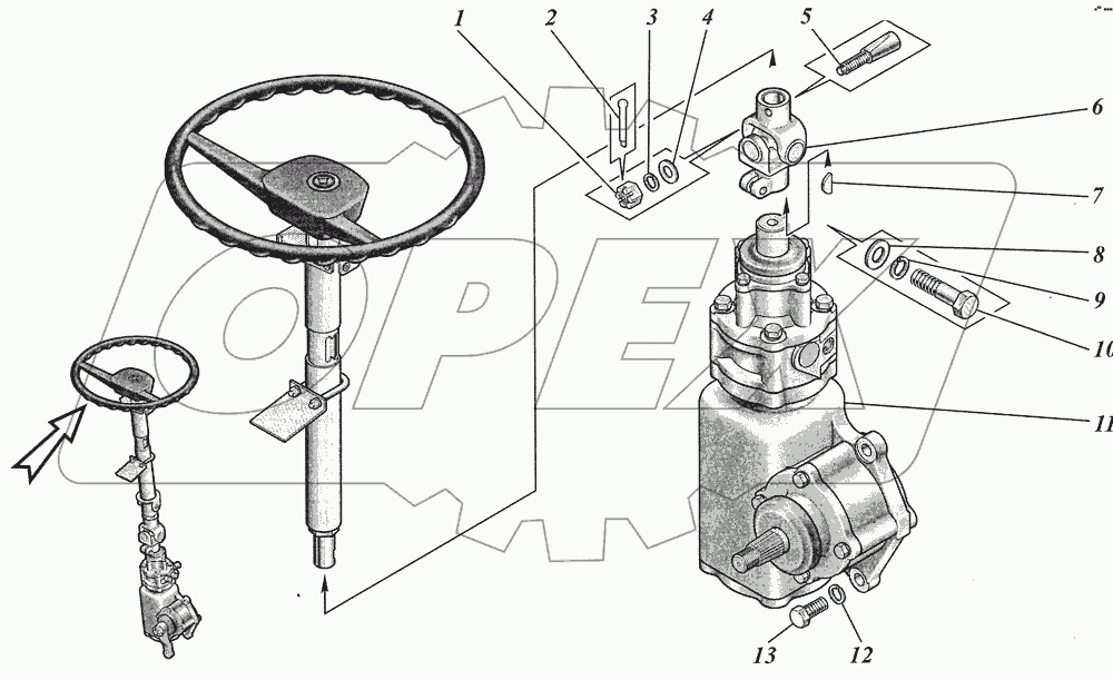  Рулевое управление 4230-3400010