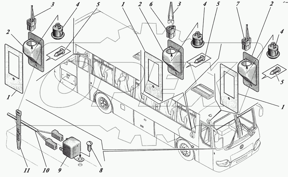  Установка звуковой сигнализации 4230-3721004