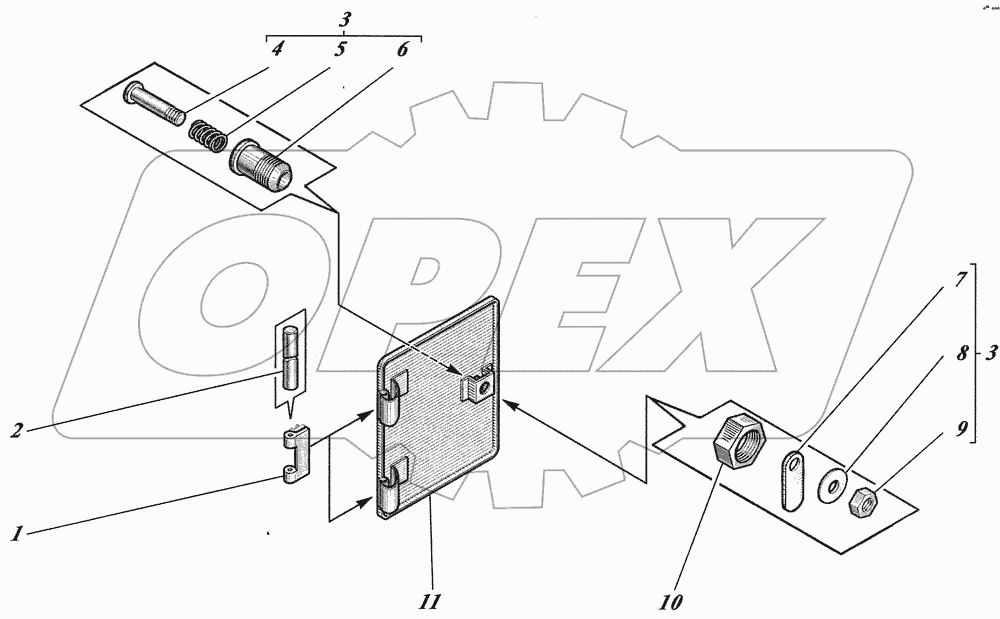  Установка деталей люков 4238-5413002