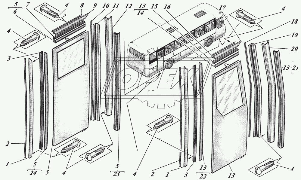  Установка дверей 4230-6100002-20