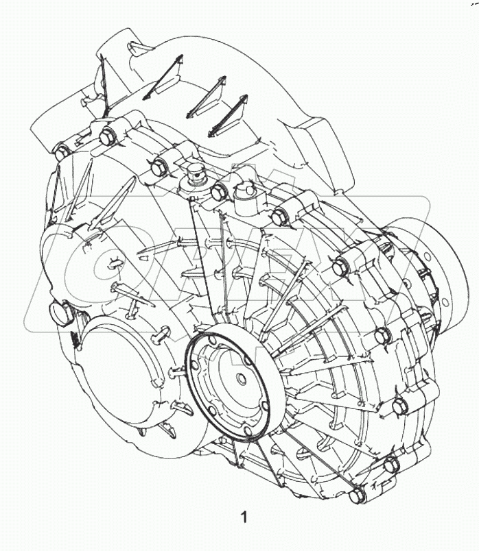  17-ZM-A001 Reducer assembly