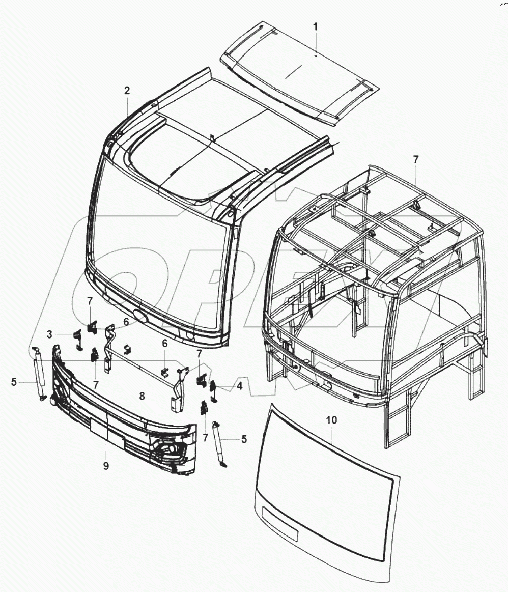  53-0557 Front circumference