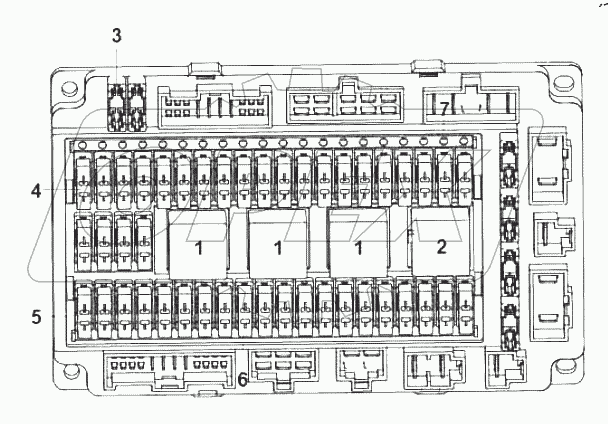  79-1614 Central electrical box