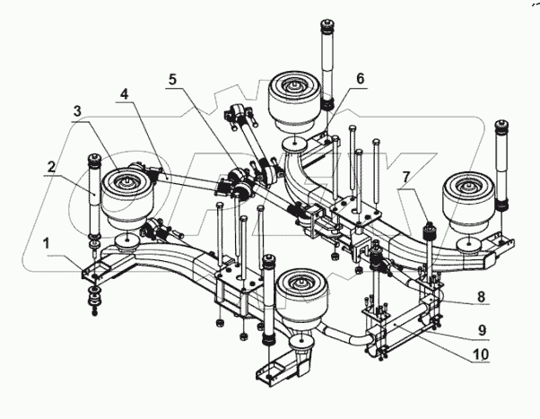  Rear air suspension 229500216