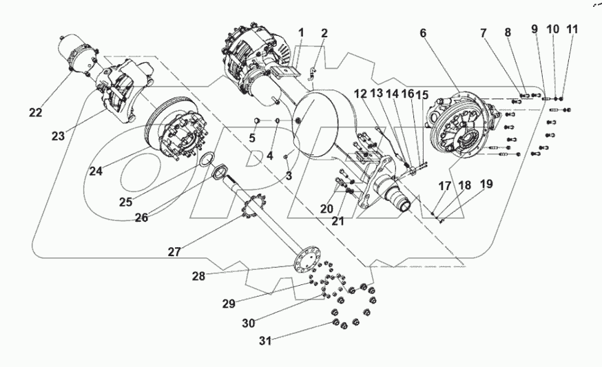  Assembly of bridge assembly components