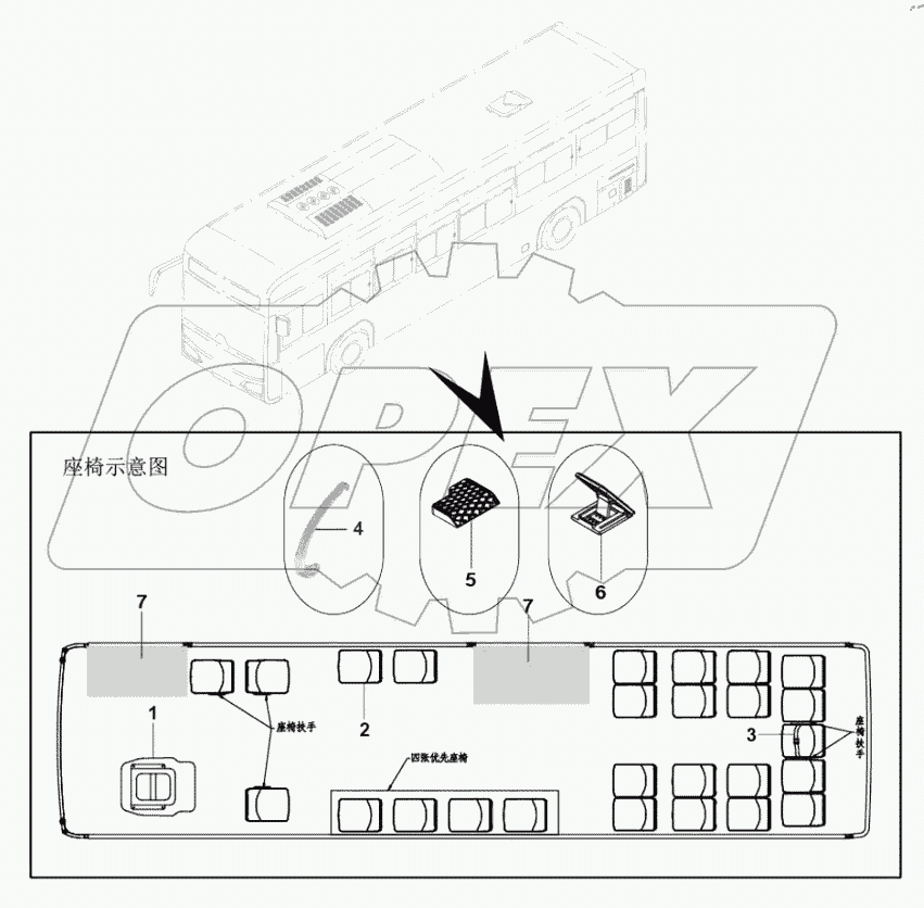  Seats and guardrails