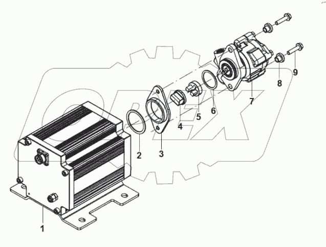  Electric steering pump