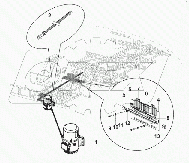  Centralized lubrication system