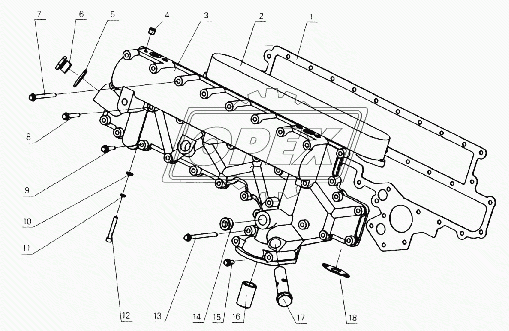 Assembly, oil cooler