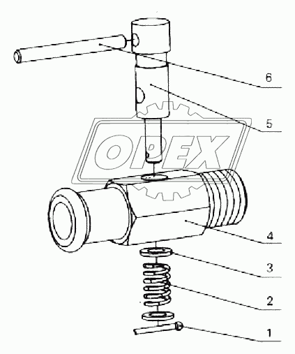 Assembly, warm air&water intake valve