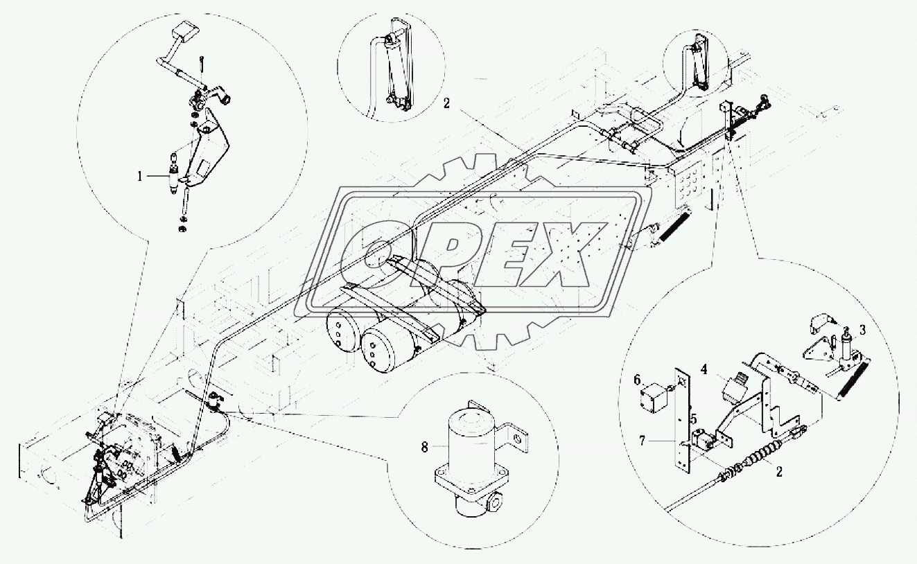 Accelerator cable and idle speed adjustment