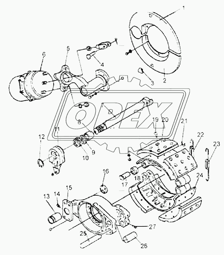 Rear arrester 3502X02-020A