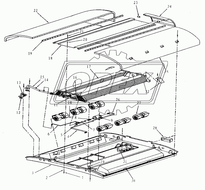 Air conditioner-Evaporator system