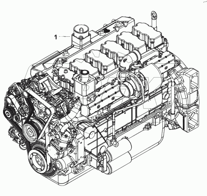  Engine assembly 210101657