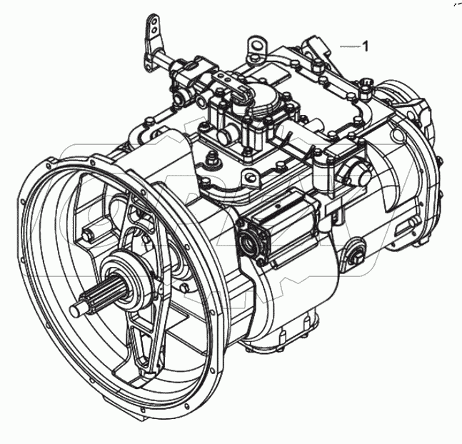  Gearbox assembly 217100644