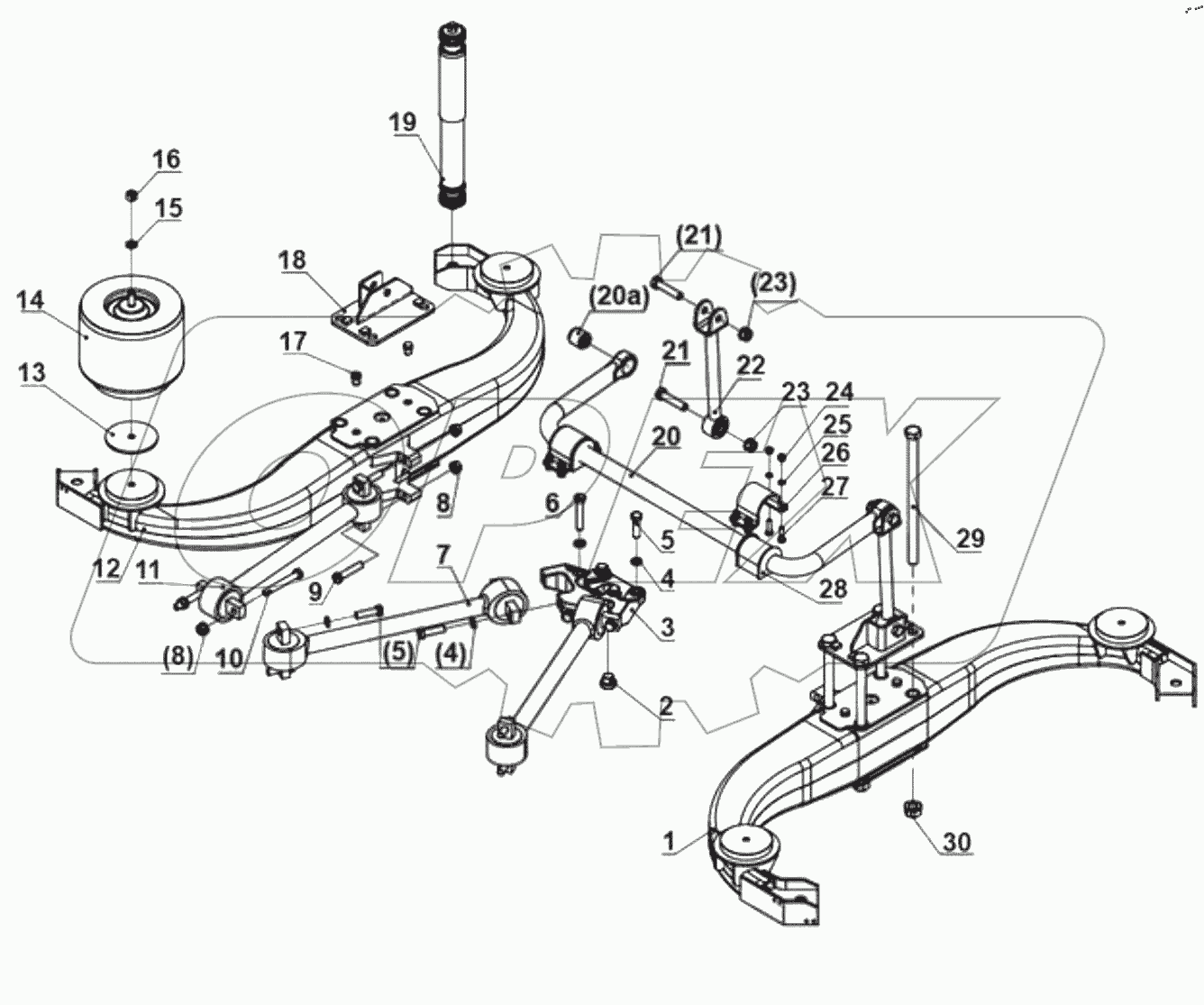  Rear air suspension 229500199