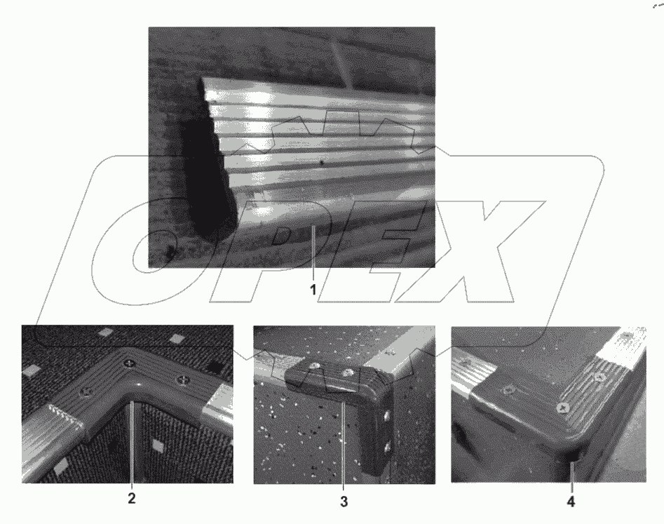  1687 profiles and end caps