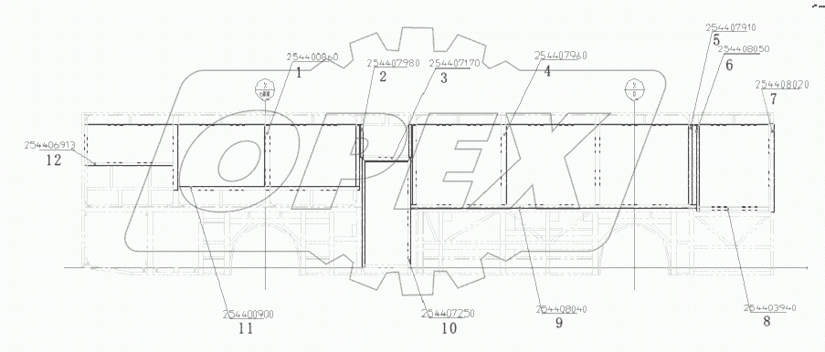 RIGHT SIDE CLAD COLUMN