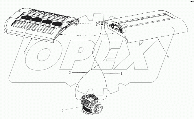 AIR CONDITIONER, EXTERIOR PIPELINE LINK