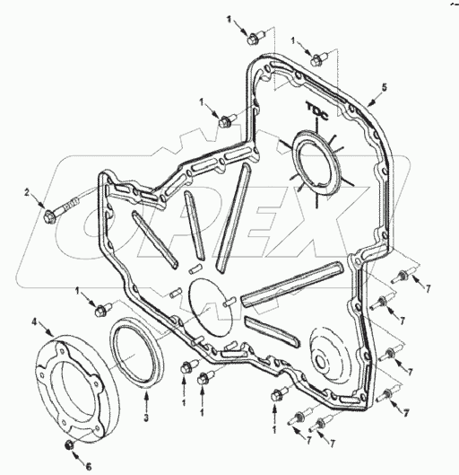 FRONT GEAR HOUSE COVER